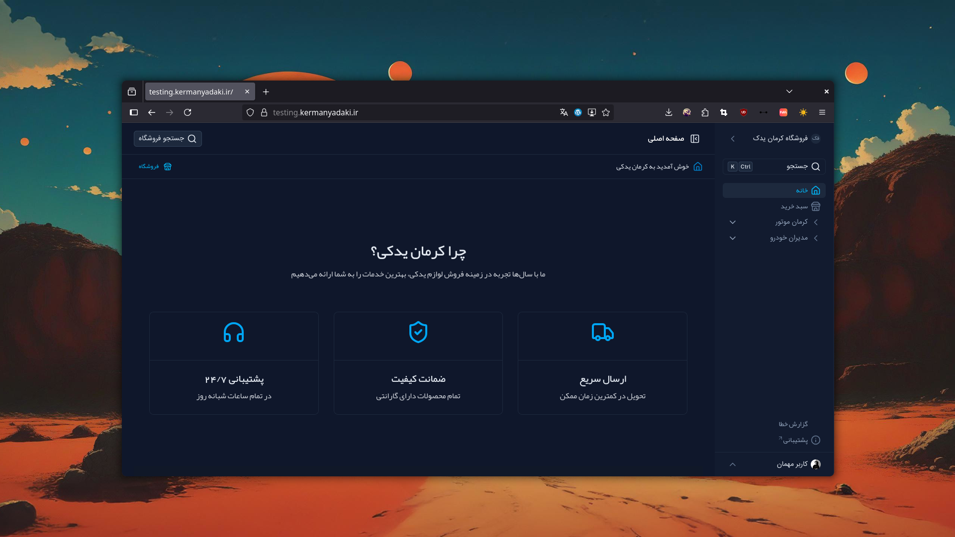 فروشگاه کرمان